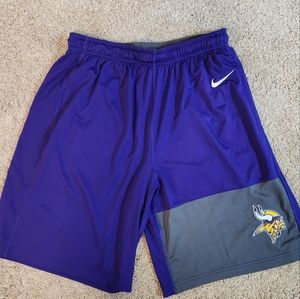 NFL Minnesota Vikings Athletic Shorts Size Large